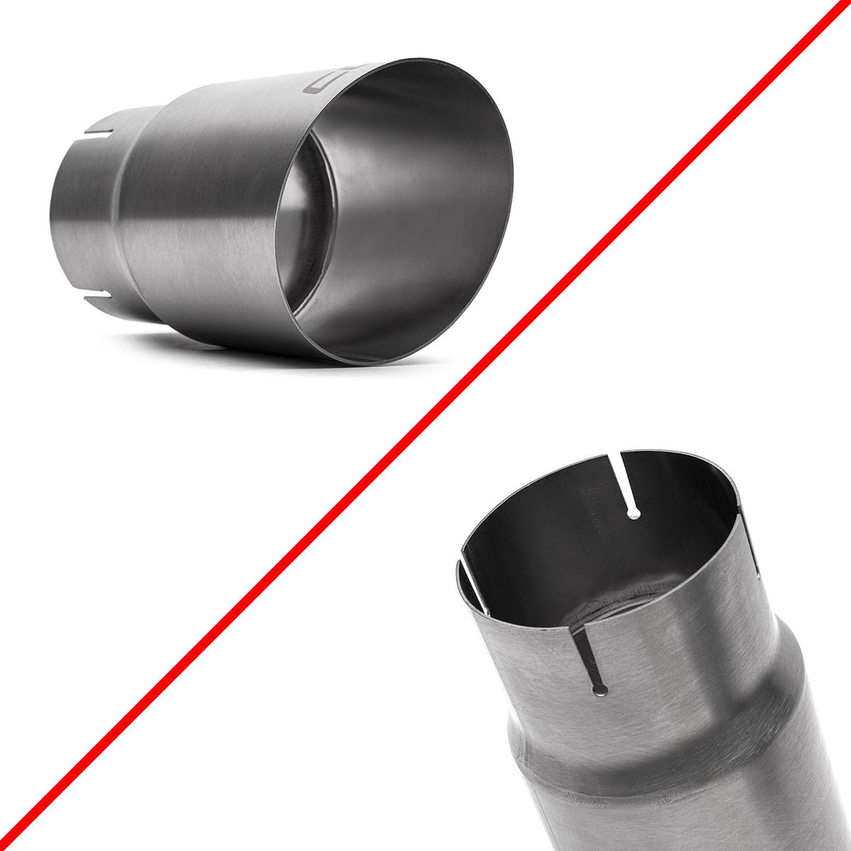 Cobb Subaru 02-07 WRX/04-07 STI Tip Kit - Brushed Titanium - 512140-NB