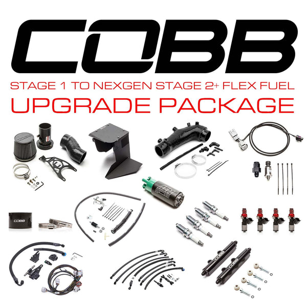 Cobb 15-18 Subaru STI Stage 1 to NexGen Stage 2 + Flex Fuel Power Package Upgrade - Blue - SUB004NG2S1FF-S1-UP-BL