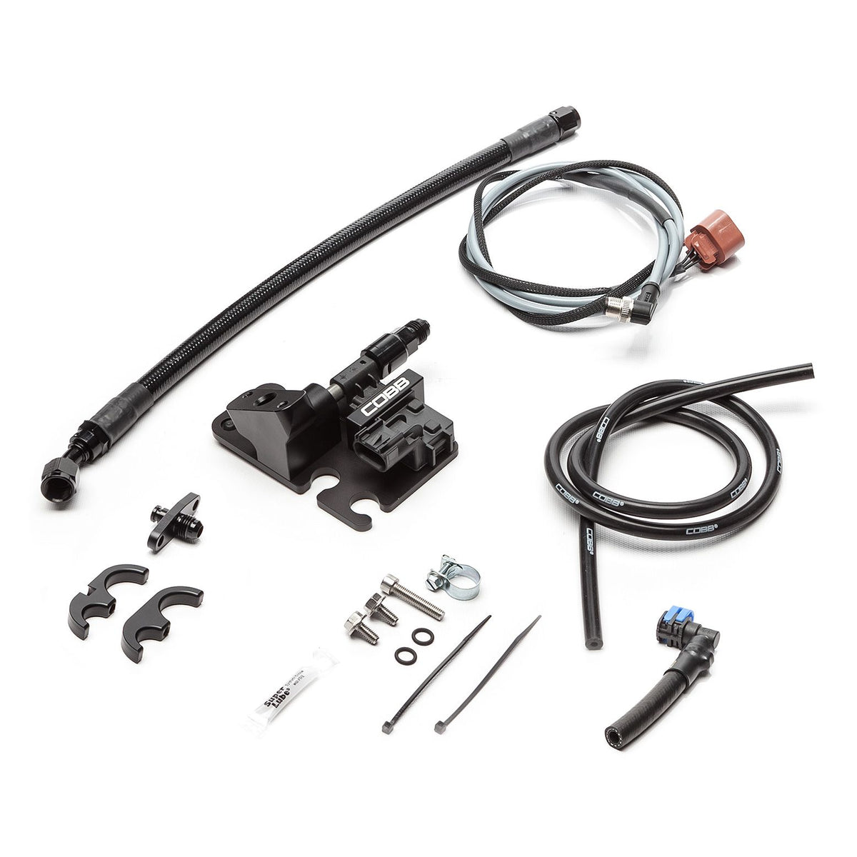 Cobb 09-14 Nissan GT-R Stage 1+ Redline Carbon Fiber CAN Flex Fuel Power Package (Left Hand Drive) - NIS005011PCFFF-LHD