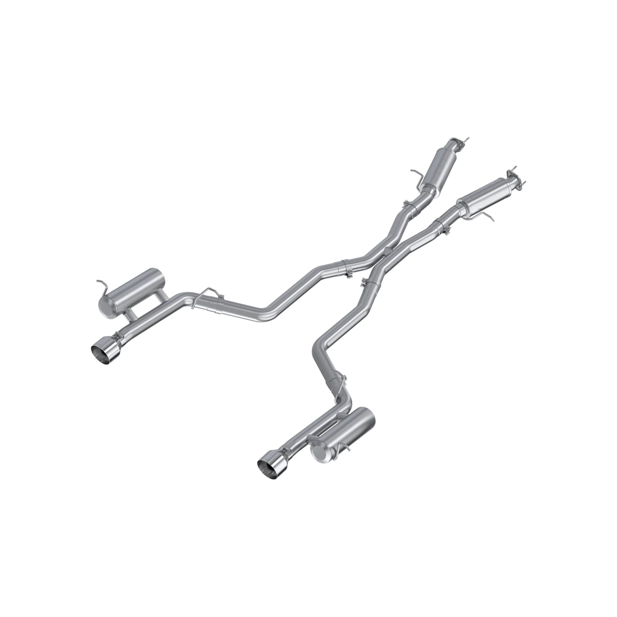 MBRP 2011+ Dodge Durango 3.6L V6 T304 SS 3.0in Cat-Back Dual Rear Exit Exhaust w/ Single Wall Tips - S51093AL