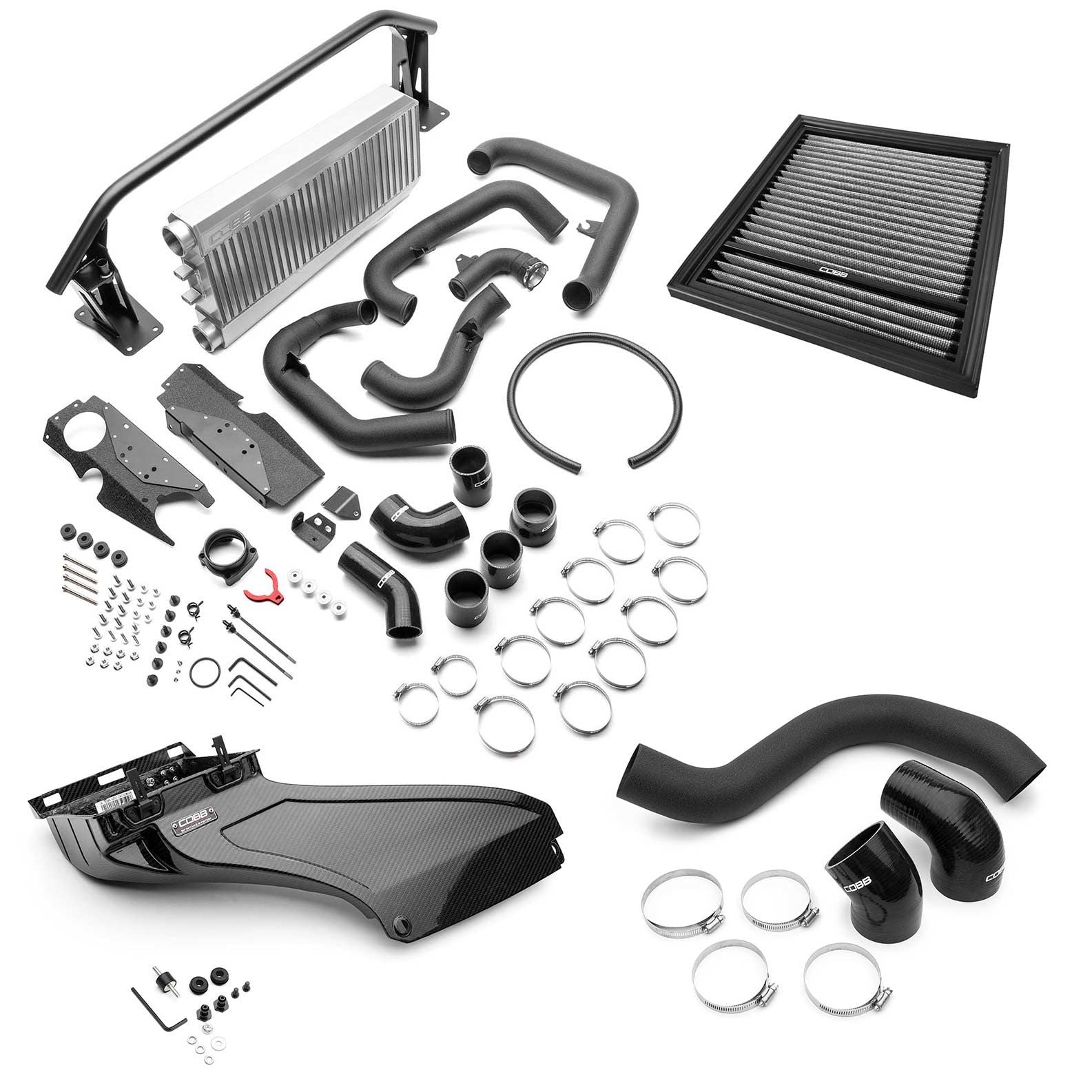 Cobb 2022+ Subaru WRX FMIC + Redline Intake Package - Silver - SUB006FMICRED-SL