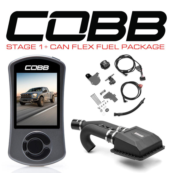 COBB - Ford Stage 1 + CAN Flex Fuel Power Package with TCM F-150 Ecoboost Raptor - FOR005001P-TCM-FF