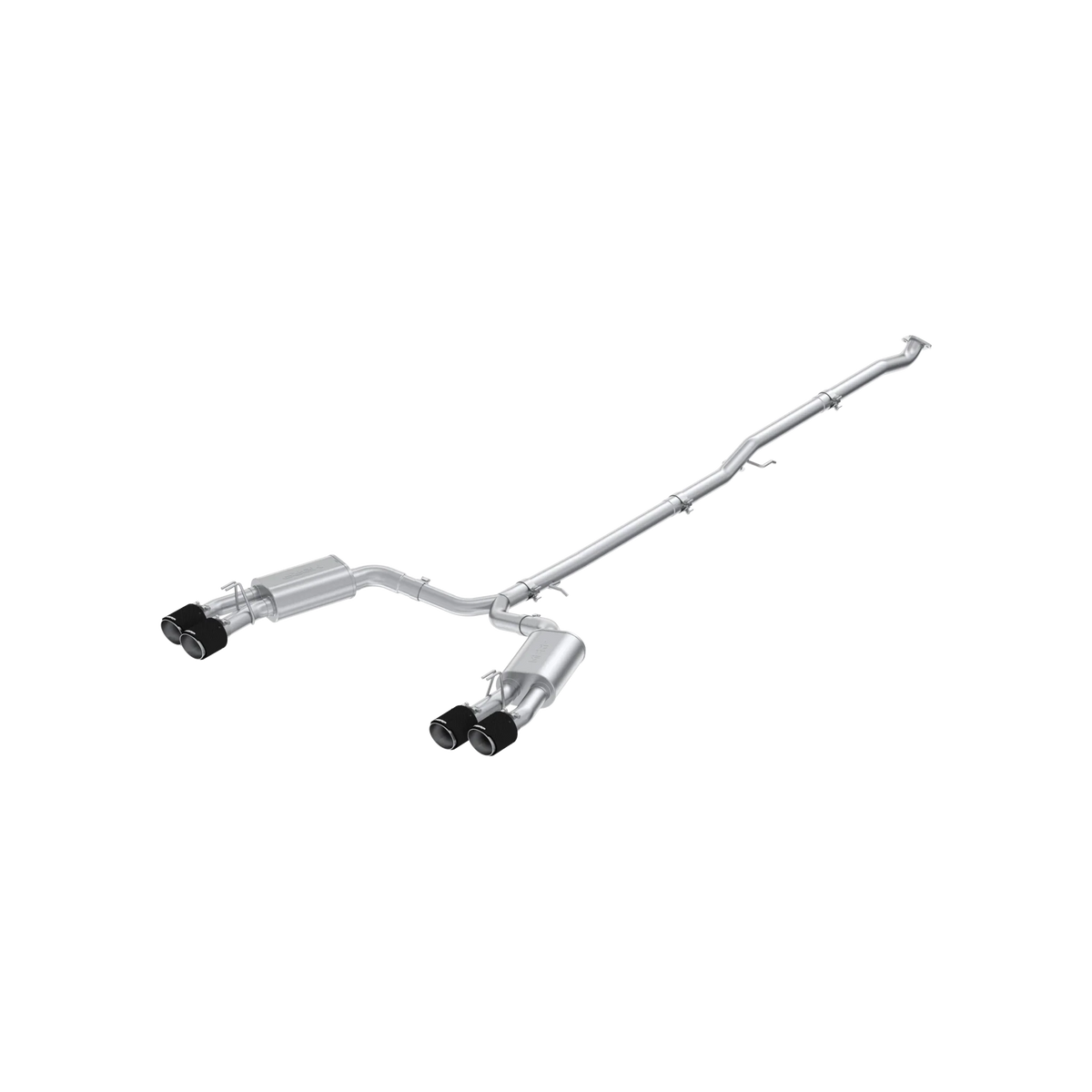 MBRP 21-23 Hyundai Sonata N Line 2.5L Turbo T304SS 2.5in Cat-Back w/ Carbon Fiber Quad Tips - S47153CF