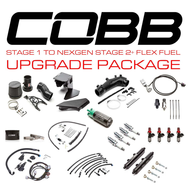 Cobb 19-21 Subaru STI / 2018 Type RA Stage 1 to NexGen Stage 2 + Flex Fuel Power Pkg Upgrade - Blue - SUB004NG2S2FF-S1-UP-BL