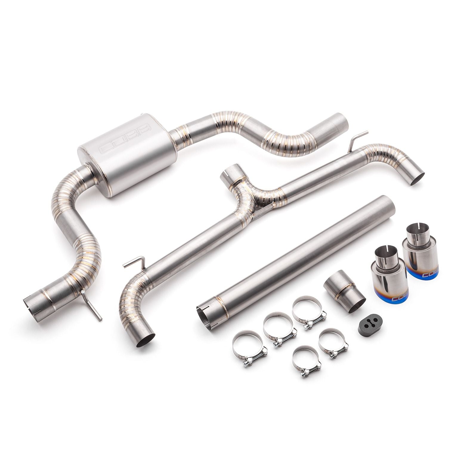 Cobb Titanium Cat-Back Exhaust System for 18-21 Volkswagen GTI (MK7.5) - 5V2160