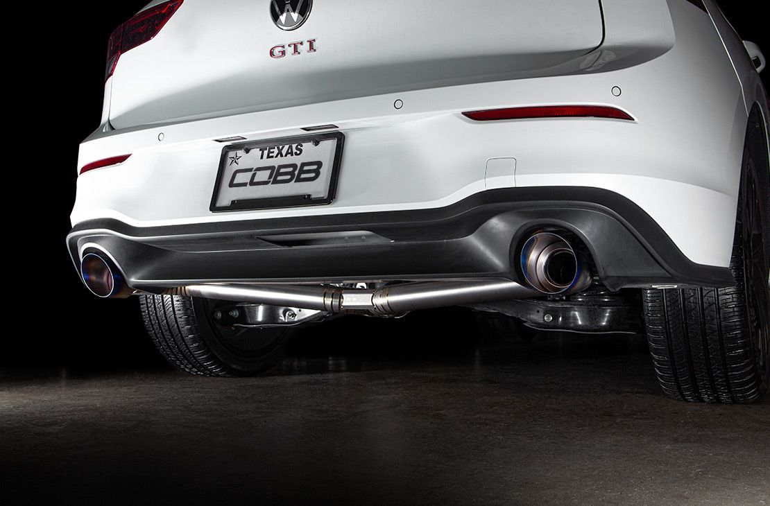 Cobb Volkswagen Mk7/7.5/8 GTI Tip Kit - Blued Titanium - 5V2150-B