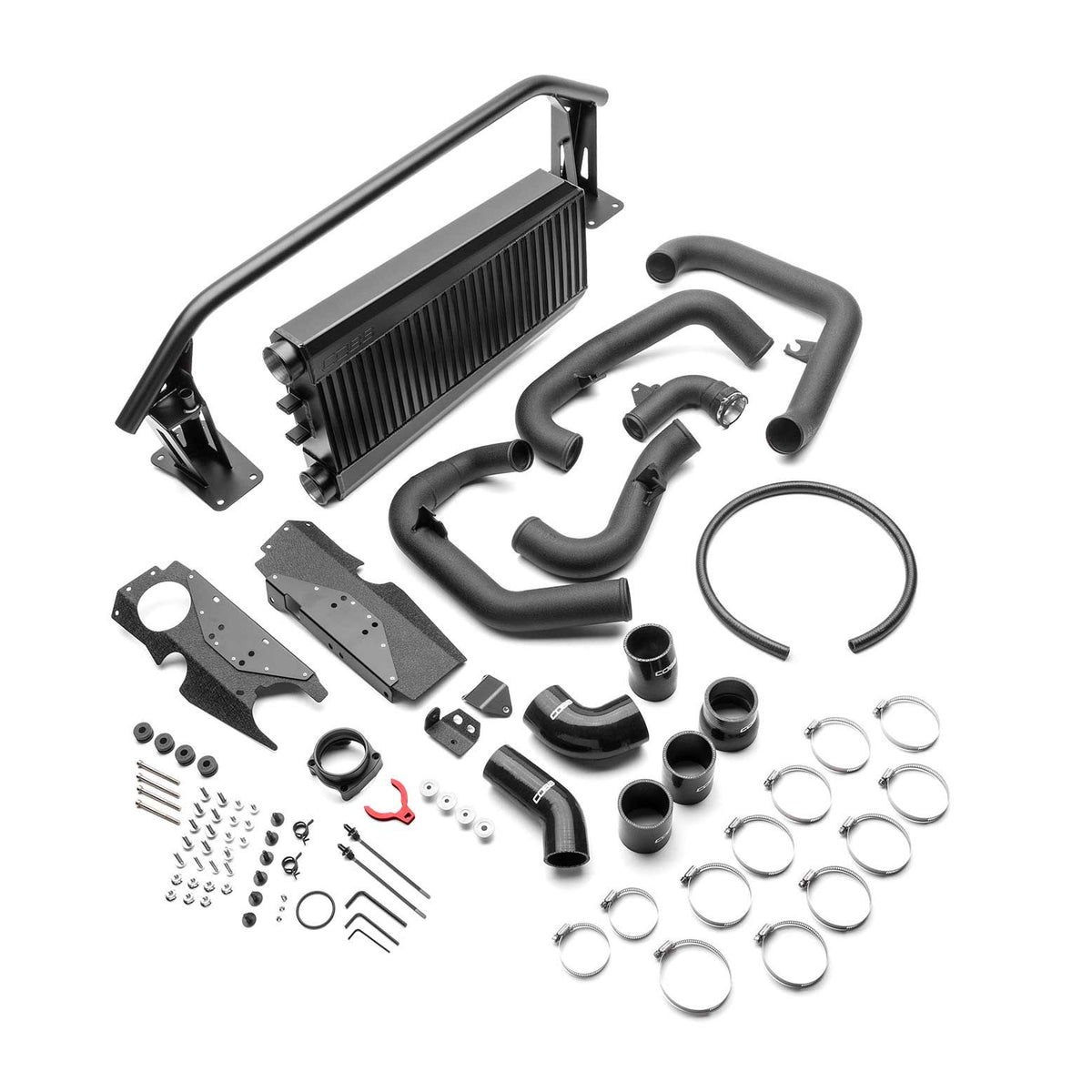 Cobb 22-25 Subaru WRX Stage 2 Power Package w/Black FMIC & Matte Carbon Fiber Scoop - SUB0060020-BK-FMIC-RMC