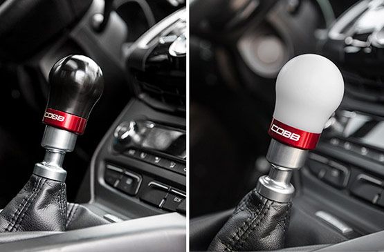 Cobb 13-18 Ford Focus ST / 16-18 Focus RS Stage 1+ Drivetrain Package (White w/Red Shift Knob) - FOR0DT00EI-W-RD