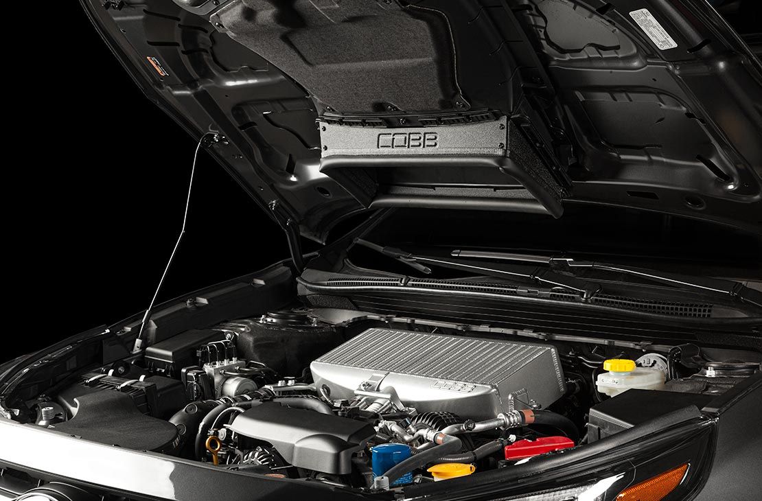 Cobb 20-24 Subaru Outback XT/Legacy XT/OB Wilderness Top Mount Intercooler Kit - Black - B43410-BK