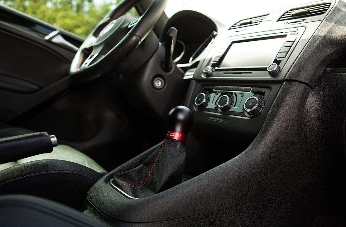 Cobb Volkswagen Red Base Black Shift Knob - 2V1350-RD