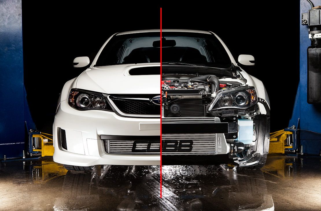 Cobb 08-14 Subaru WRX/STI Front Mount Intercooler Core - Silver - 724502-SL