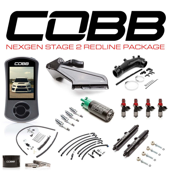 Cobb 15-21 Subaru STI / 2018 Type RA NexGen Stage 2 Power Package - Redline Carbon Fiber - SUB004NG2S2-RED