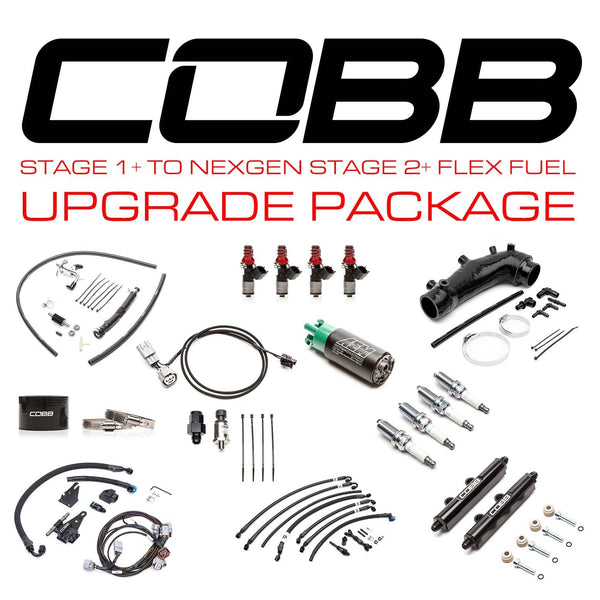 Cobb 08-21 Subaru STI / 2018 Type RA Stage 1+ to NexGen Stg 2 + Flex Fuel Power Package Upgrade - SUB004NG2FF-S1P-UP