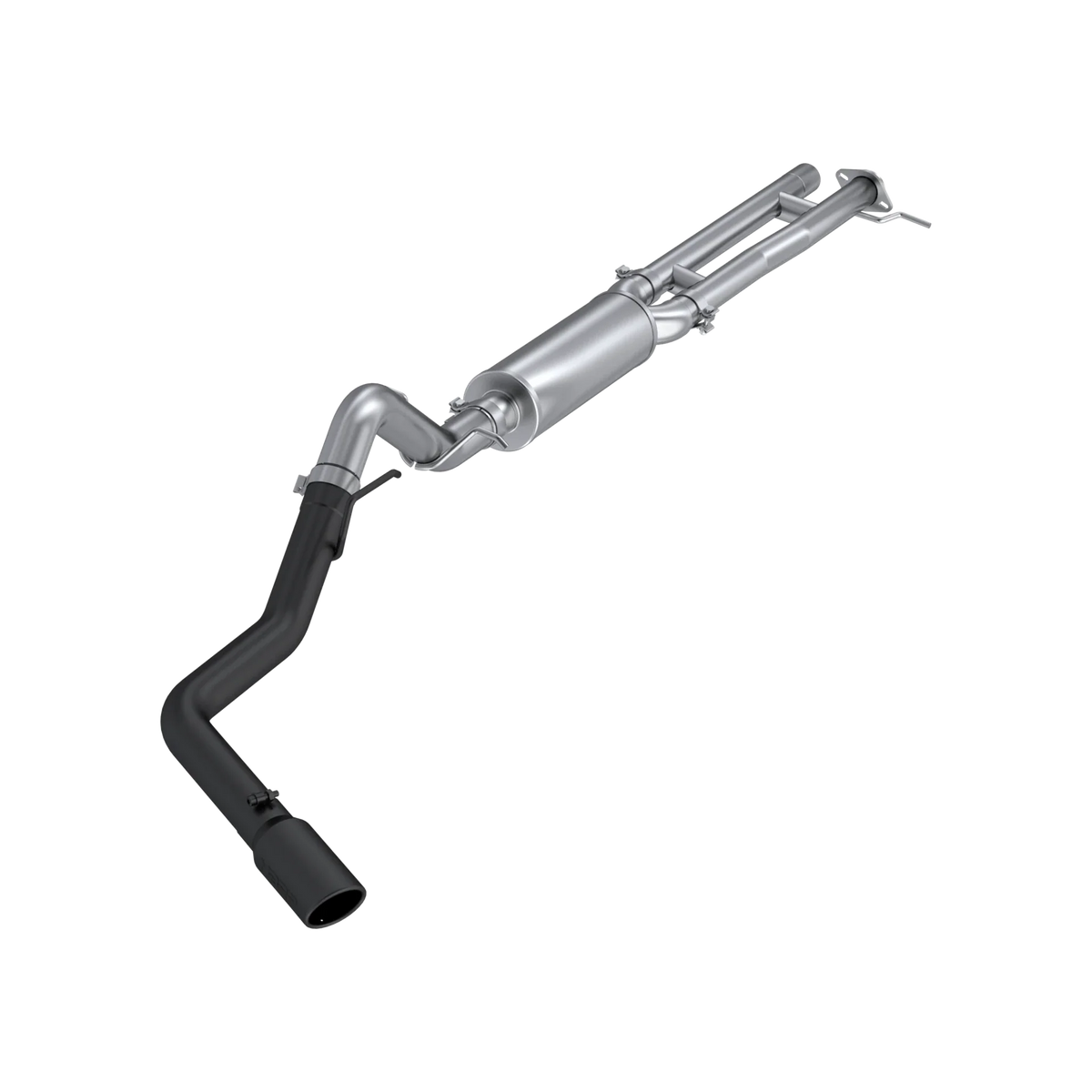 MBRP 2024+ Ford Ranger 2.7L 2.5 into 3in Single Side Exit Cat Back - BLK - S5272BLK