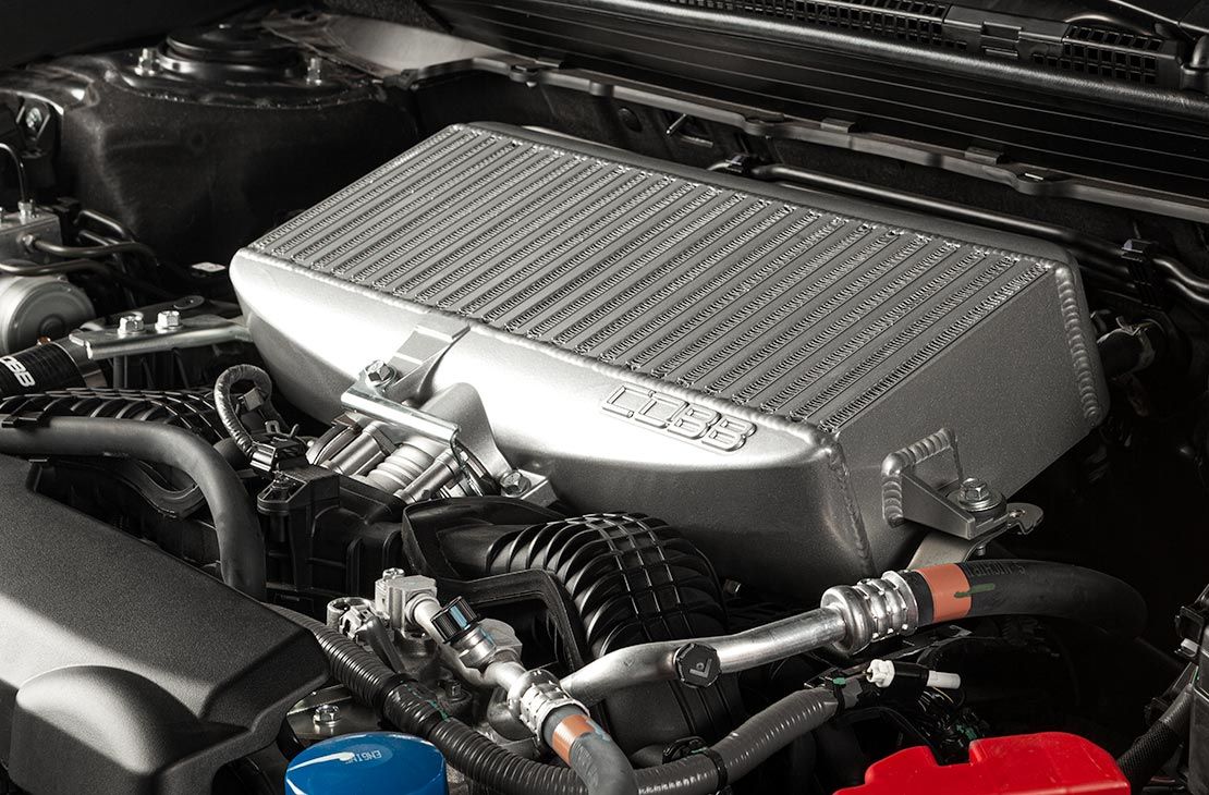 Cobb 20-24 Subaru Outback XT/Legacy XT/OB Wilderness Top Mount Intercooler Kit - Black - B43410-BK