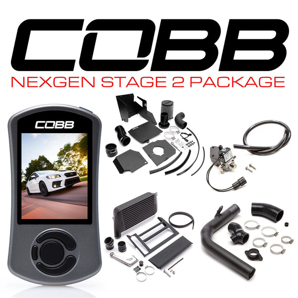 Cobb 15-21 Subaru WRX NexGen Stage 2 Power Package w/SF Intake - Black - SUB004NG2W2-BK