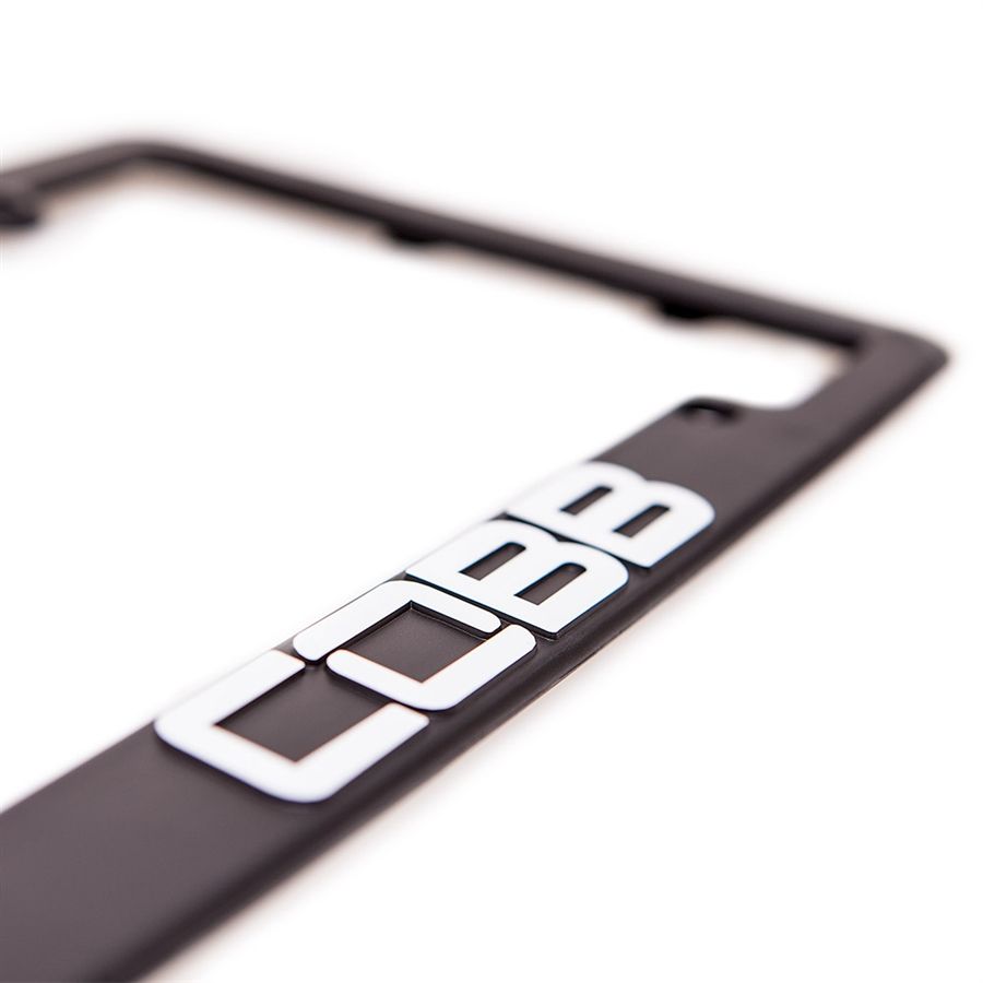 Cobb Black License Plate Frame - CO-PFRAME-NEW