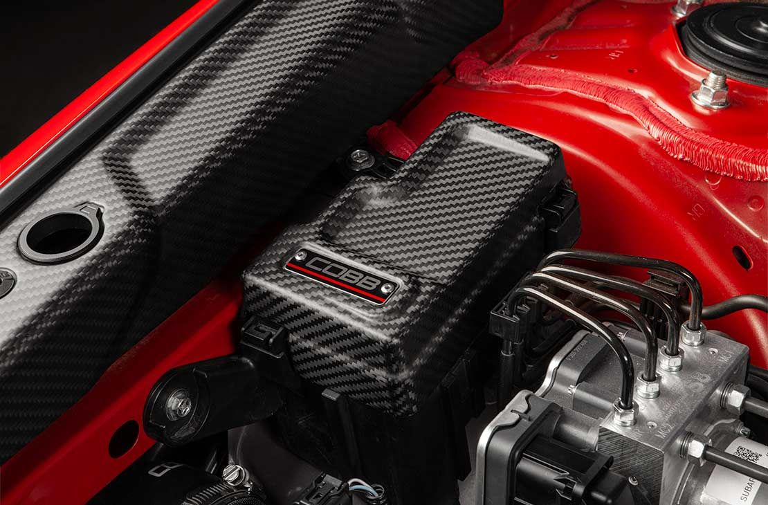Cobb 22-25 Subaru WRX Redline Matte Carbon Fiber Fuse Cover Kit - 846665-KIT-RMC