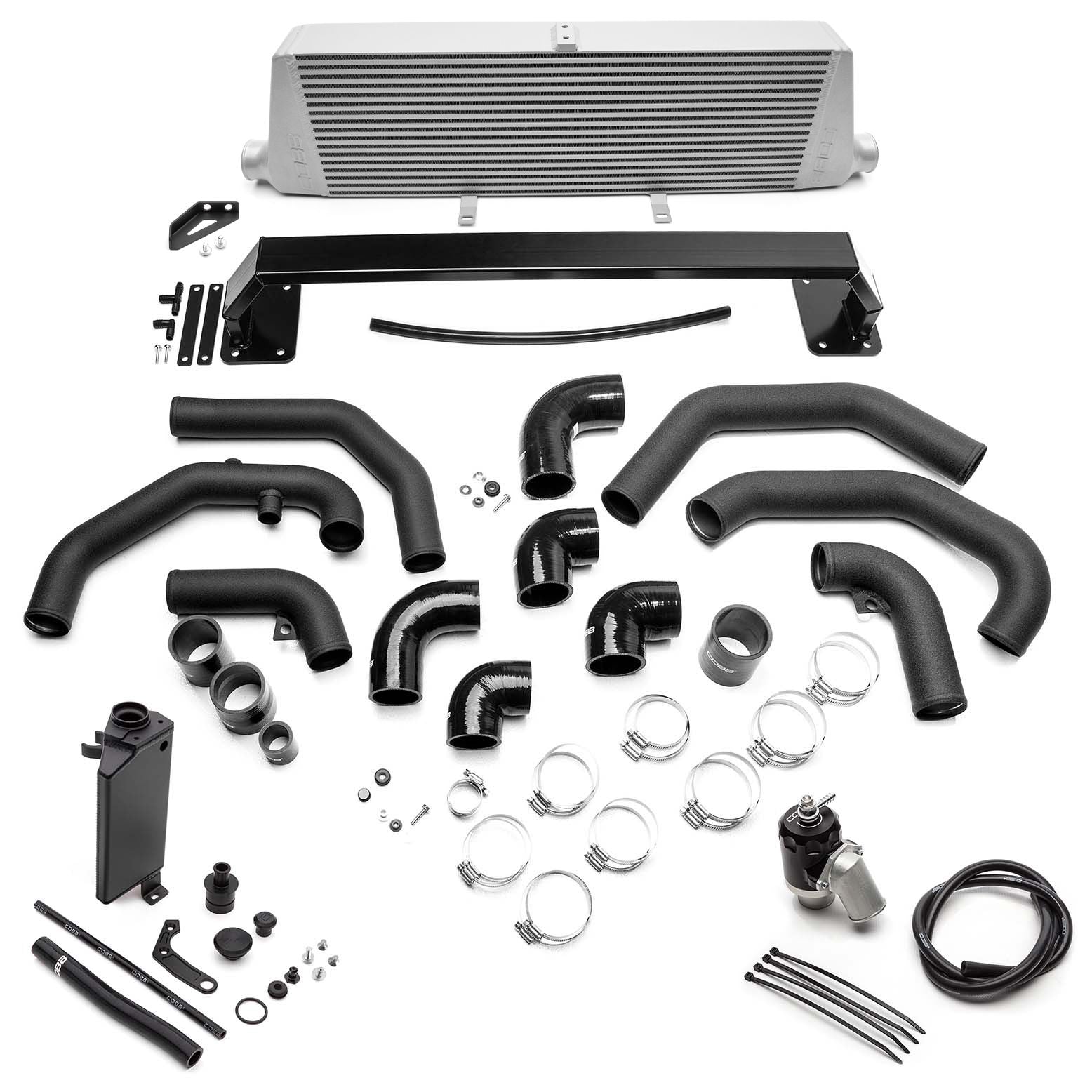 Cobb 11-14 Subaru STI Front Mount Intercooler Kit - Silver - 715500-SL
