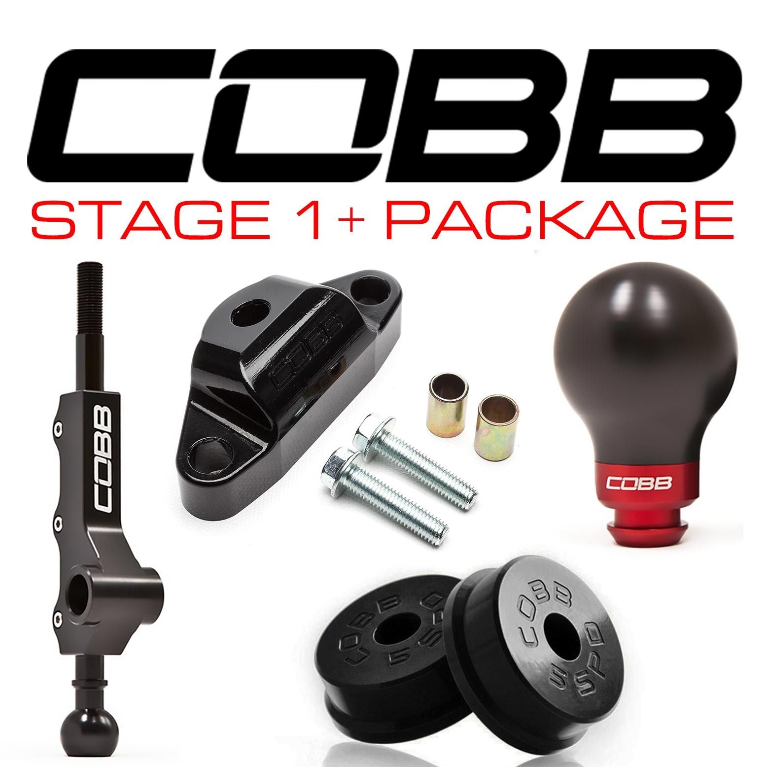 Cobb Subaru 02-07 WRX 5MT Stage 1+ Drivetrain Package w/Tall Shifter - 212X11P-RD