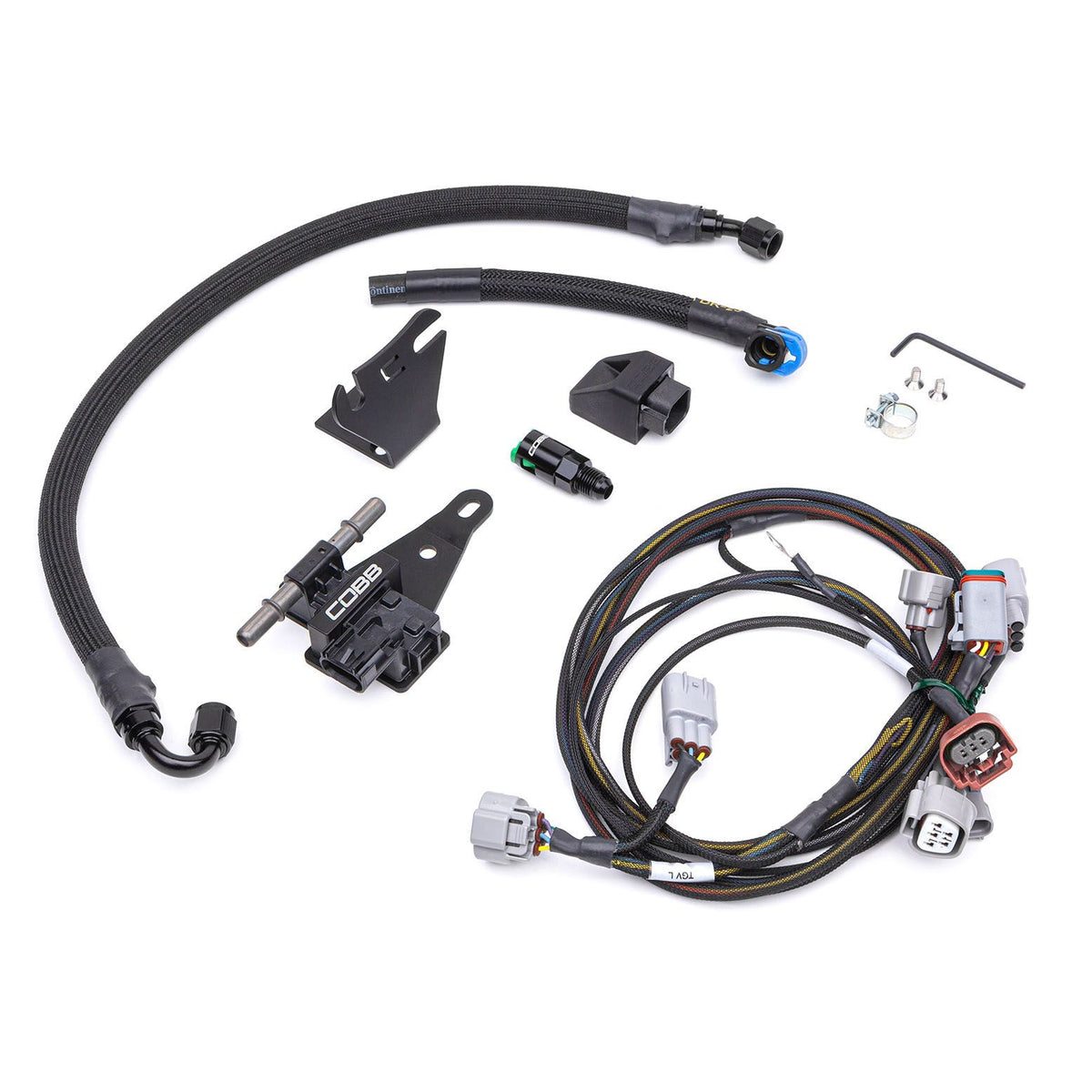 Cobb 08-14 Subaru STI Stg 1 to NexGen Stg 2+ Flex Fuel Power Package Upgrade - Black - SUB003NG2S1FF-S1-UP-BK
