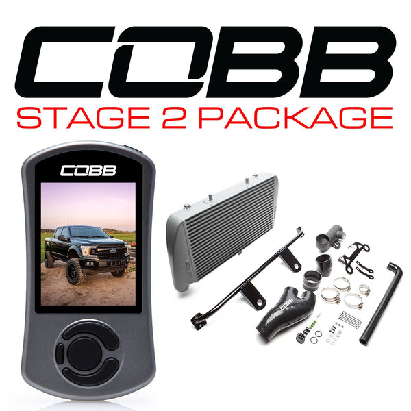 Cobb 2020 Ford F-150 EcoBoost 3.5L Stage 2 Power Package (No Intake) - Silver - FOR0070020SL-NI