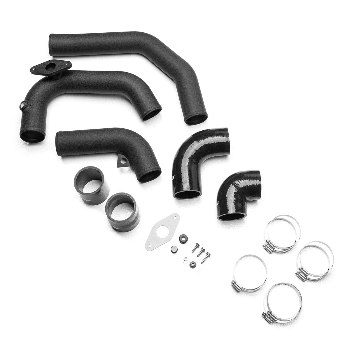 Cobb 08-14 Subaru WRX Front Mount Intercooler Kit - Black - 724500-BK