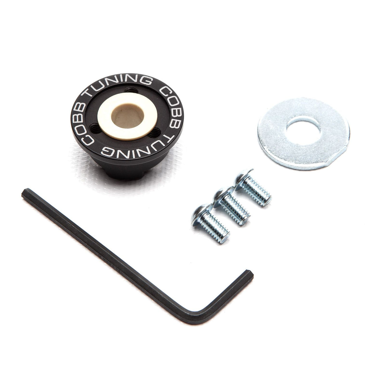 Cobb 15-25 Subaru WRX Stage 1+ Drivetrain Package (Tall Weighted Shift Knob) - White - SUB0DT011P-TW-W
