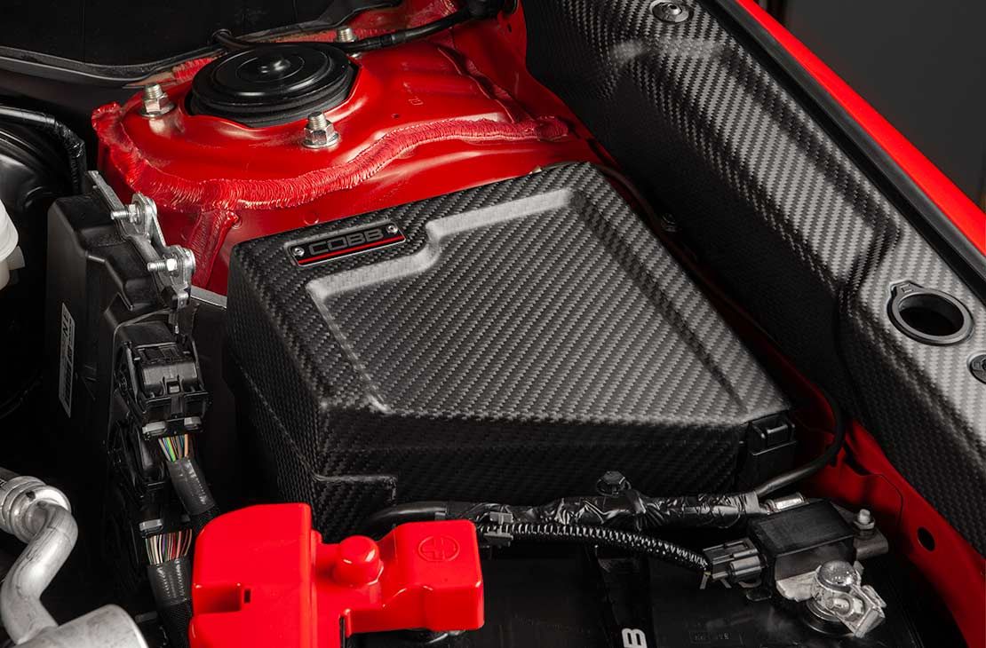 Cobb 22-25 Subaru WRX Redline Matte Carbon Fiber Fuse Cover Kit - 846665-KIT-RMC