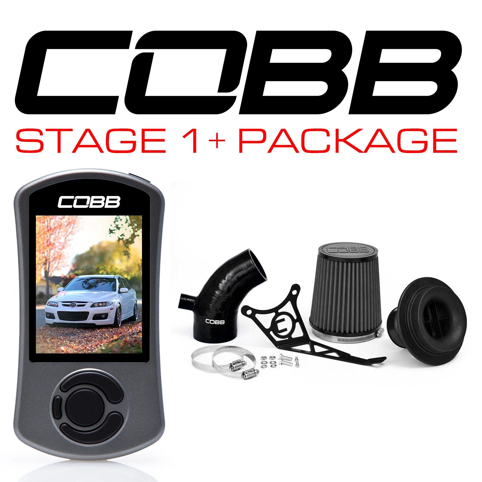 Cobb 06-07 Mazdaspeed6 Stage 1+ Power Package - Blue - MAZ000011P-BL