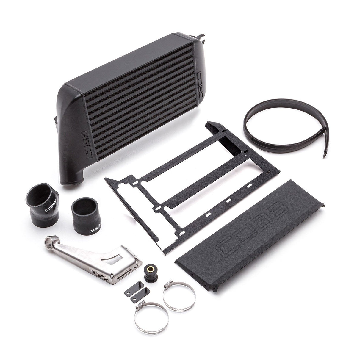 Cobb 15-18 Subaru WRX Top Mount Intercooler Kit - Black - B42400-BK