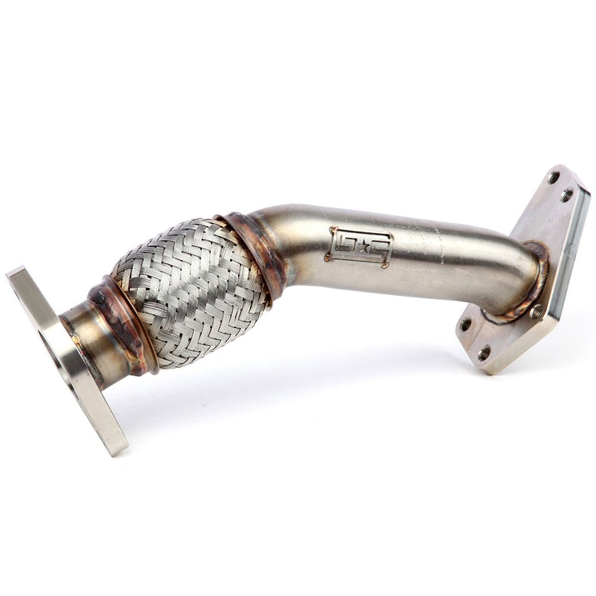 GrimmSpeed 04-21 Subaru STI EJ25 2 Bolt Up-Pipe - Black Ceramic Coated - GRM.1099.1.BLK