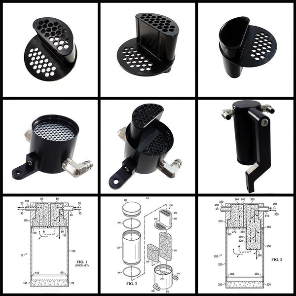 UPR - Billet Oil Catch Can Diffuser - D5032-02 by UPR Products