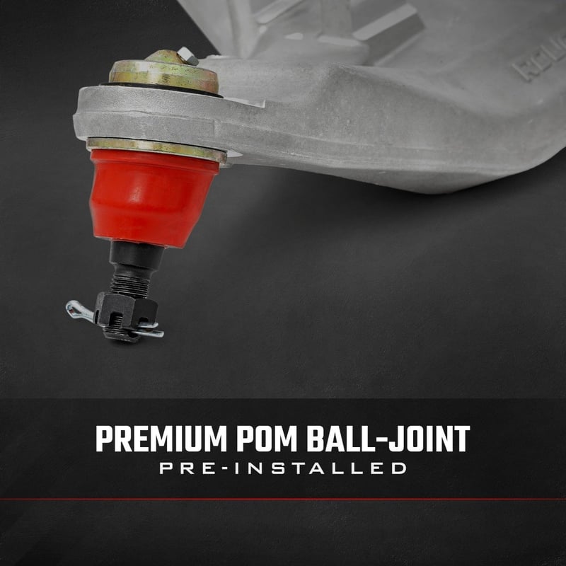 Rough Country - Aluminum Control Arms - High Clearance w/ 2" Forward Offset - Can-Am Defender HD 5/HD 8/HD 9/HD 10 - 97041RED