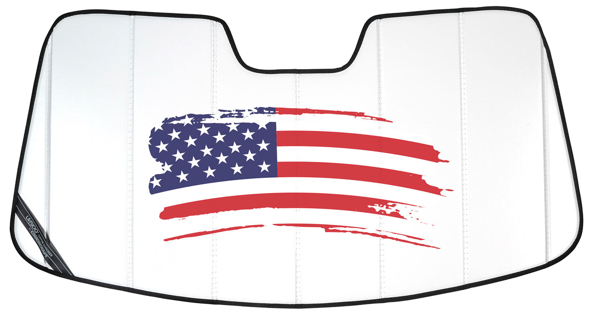 Covercraft American Flag UVS100 Premier Custom Sunscreen - UVD11817WHUVD002