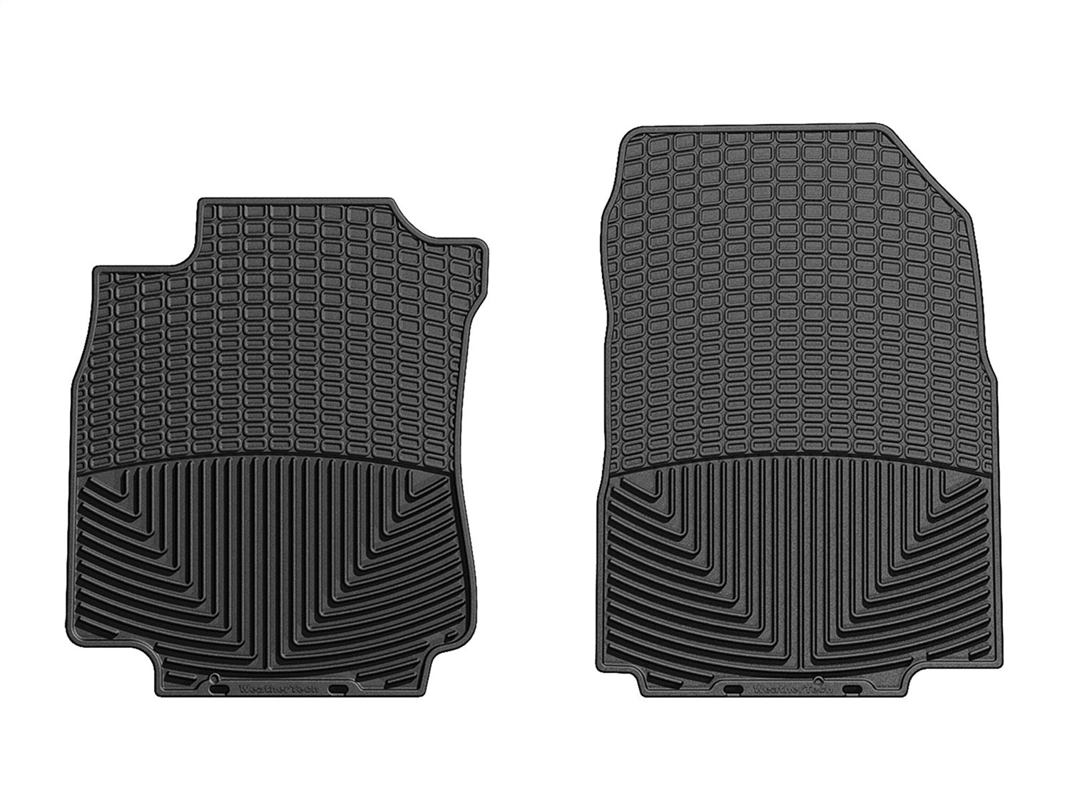 Weathertech - All Weather Floor Mats Black Front & Rear Set 07-12 Nissan Versa - W214-W215