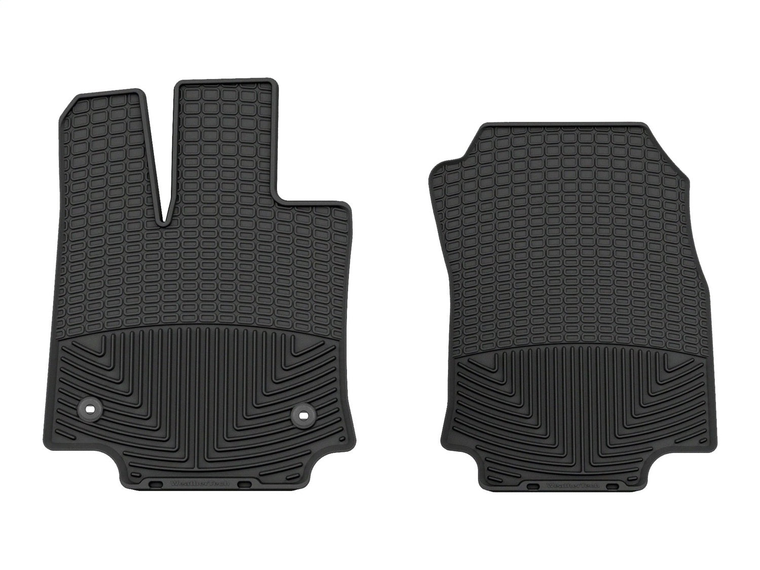 Weathertech - All Weather Floor Mats - Black Front 19-25 Toyota RAV4 / 21-24 Toyota Venza - W524