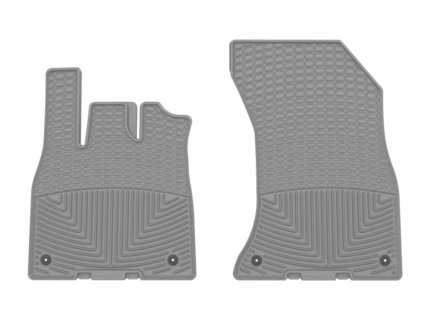 Weathertech - All Weather Floor Mats - Gray Front 18-25 Audi Q5 / 18-25 Audi SQ5 - W651GR