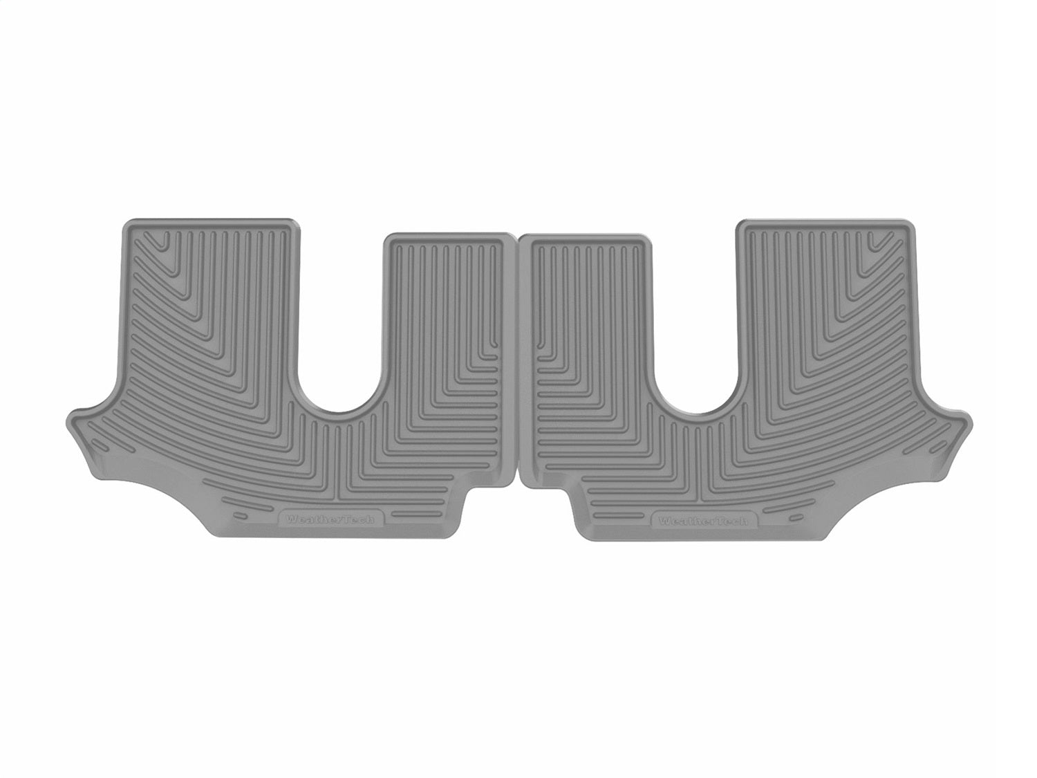 Weathertech - All Weather Floor Mats - Gray Third Row 18-26 Volkswagen Atlas - W657GR