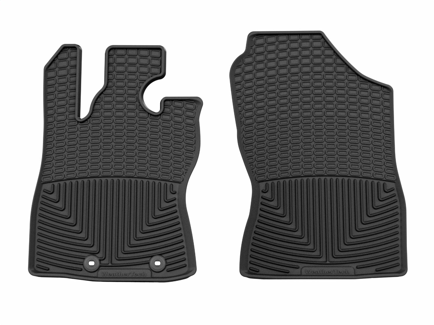 Weathertech - All Weather Floor Mats Black Front & Rear Set 24-26 Subaru Crosstrek / 24-26 Subaru Impreza - W671-W672