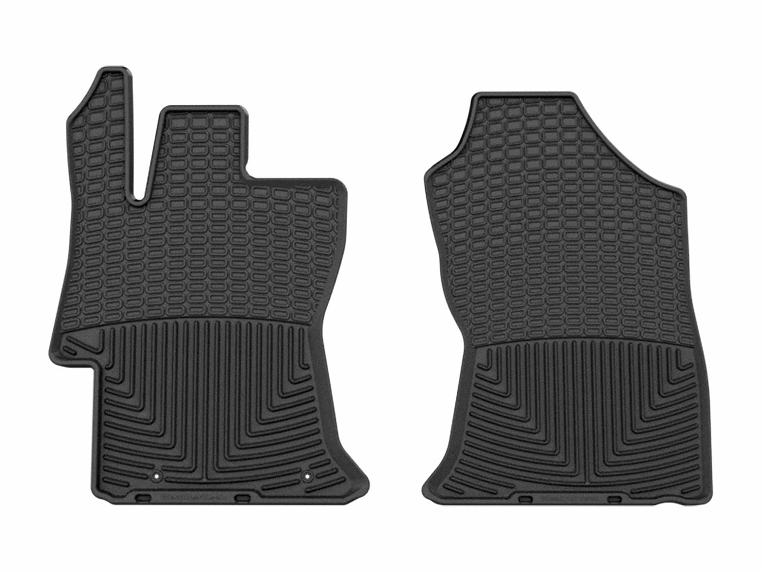 Weathertech - All Weather Floor Mats Black Front & Rear Set 18-23 Subaru Crosstrek / 17-23 Subaru Impreza - W673-W674