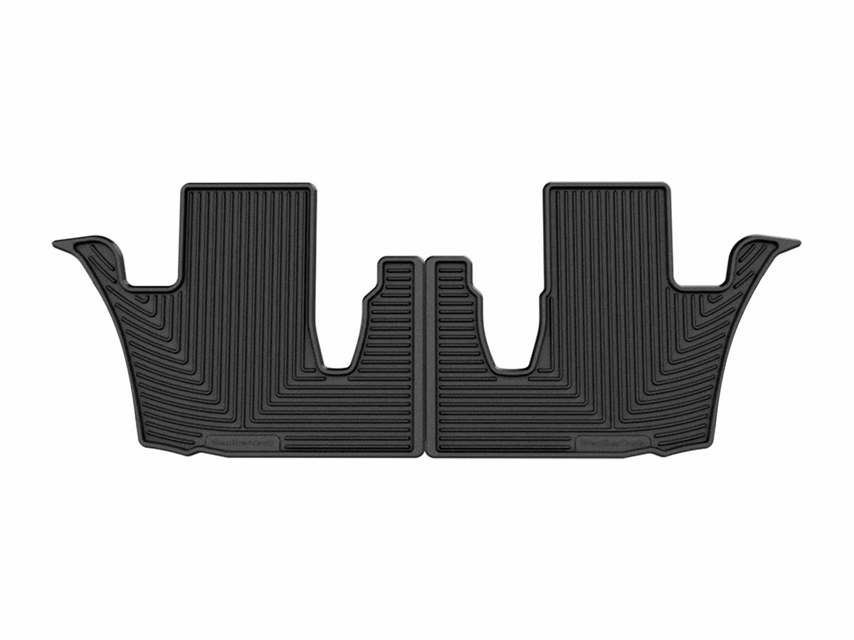 Weathertech - All Weather Floor Mats Black Front, Rear & Third Row Set 24-26 Lexus TX / 24-26 Toyota Grand-Highlander - 