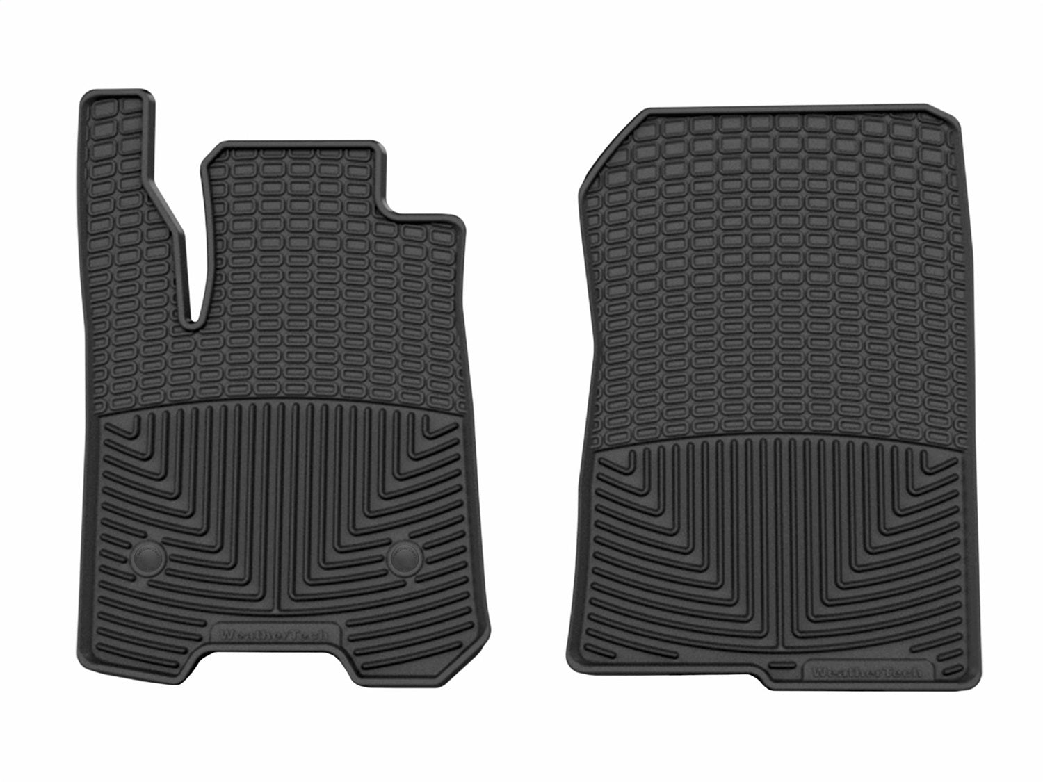 Weathertech - All Weather Floor Mats - Black Front 23-26 Chevrolet Colorado / 23-26 GMC Canyon - W678