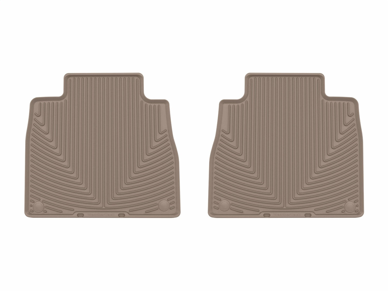 Weathertech - All Weather Floor Mats - Tan Rear 21-26 Mercedes Benz GLS / 21-26 Mercedes Benz GLS63-AMG - W691TN