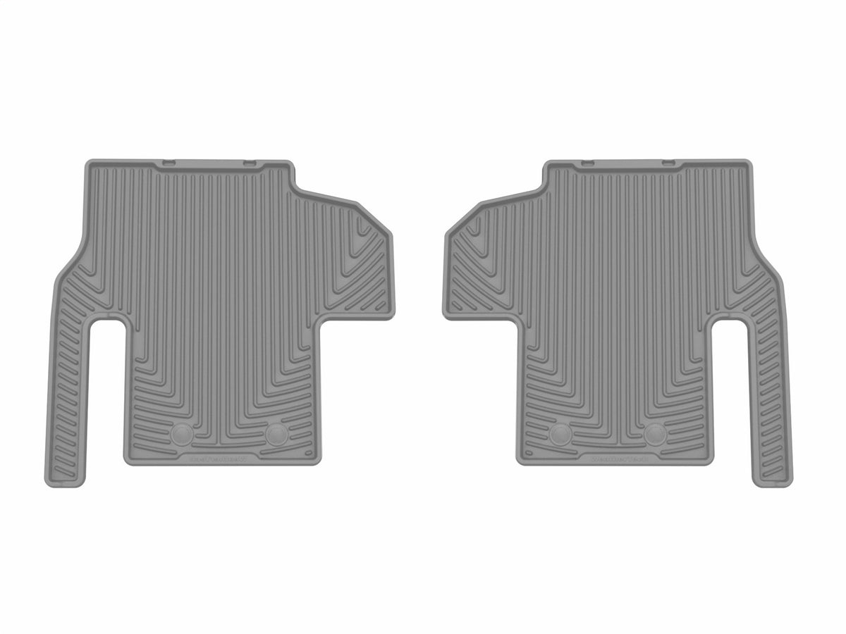 Weathertech - All Weather Floor Mats Gray Front & Rear Set for Grand-Wagoneer / Grand-Wagoneer-L / Wagoneer / Wagoneer-L