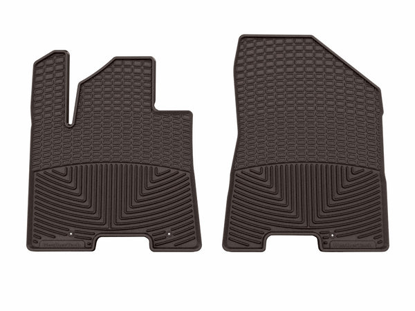 Weathertech - All Weather Floor Mats - Cocoa Front 19-21 Hyundai Tucson / 17-22 Kia Sportage - W720CO