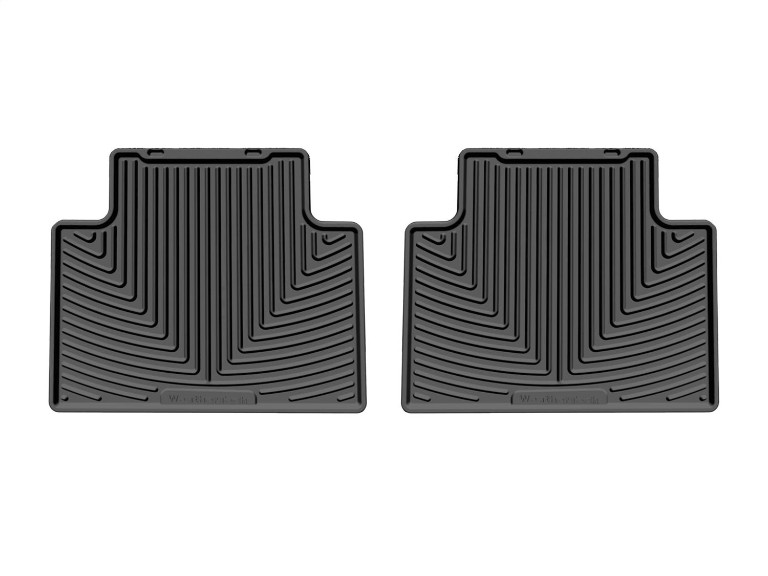 Weathertech - All Weather Floor Mats - Black Rear 21-26 Kia Seltos / 20-25 Kia Soul - W722