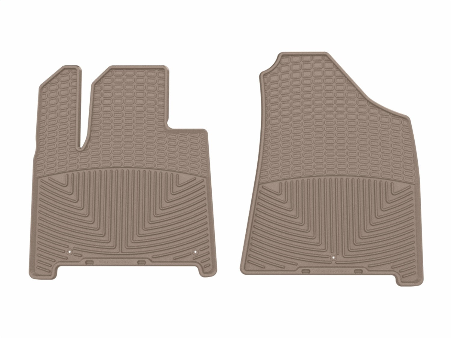 Weathertech - All Weather Floor Mats Tan Front & Rear Set 24-26 Hyundai Santa-Fe - W761TN-W762TN
