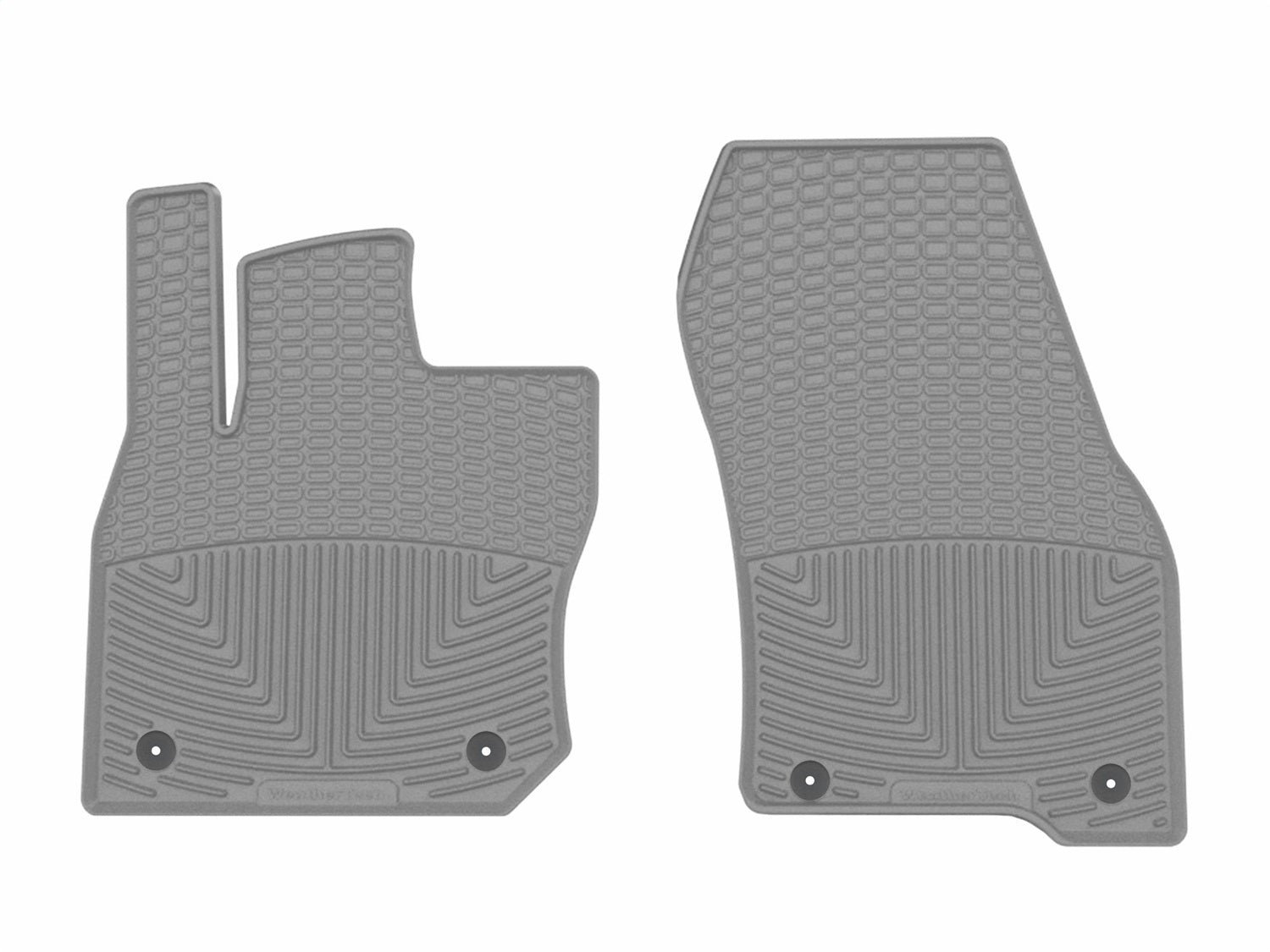 Weathertech - All Weather Floor Mats - Gray Front 25-26 Volkswagen Tiguan - W764GR