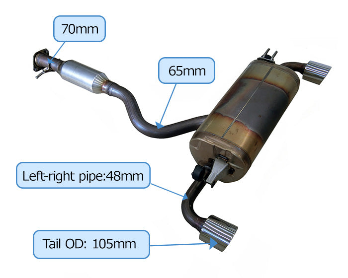 HKS Super Turbo Muffler GR Yaris - 31029-AT017